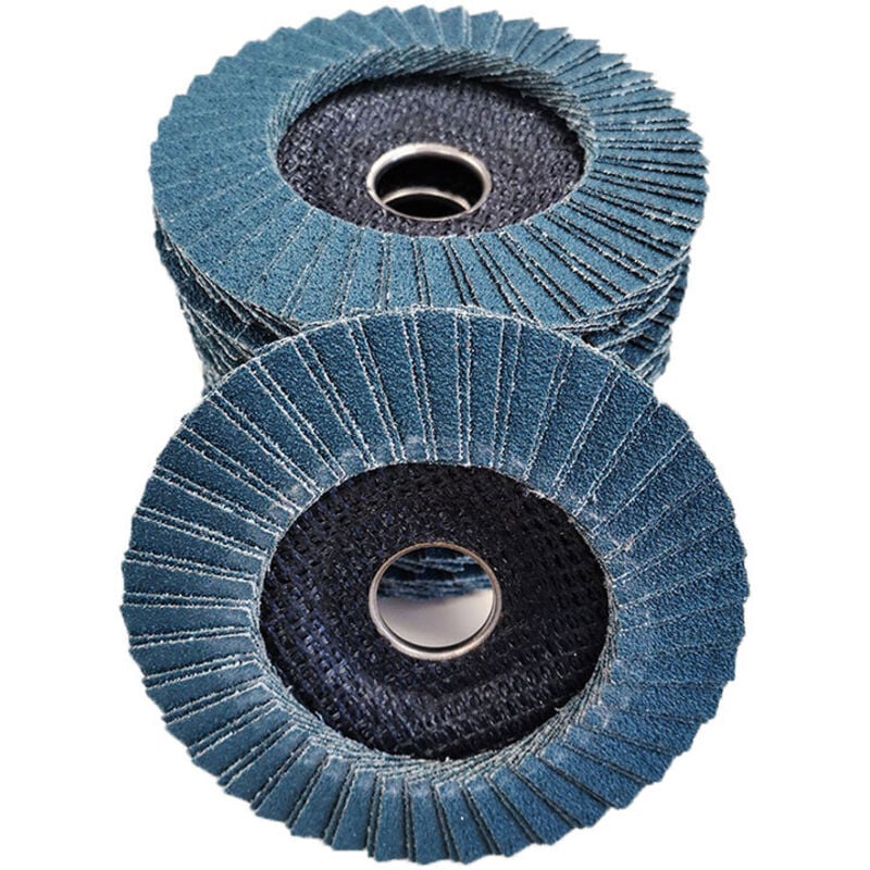 Lot de 10 disques a lamelles Ø 125 coniques zirconium 60