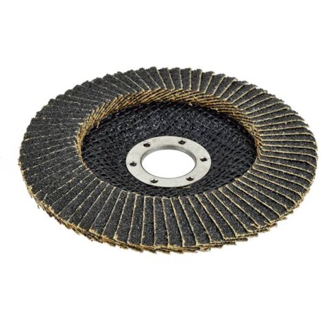 Lot de 10 disques abrasifs à lamelles "SILIKON" pour ponçage PREMIUM - 125 mm - P40
