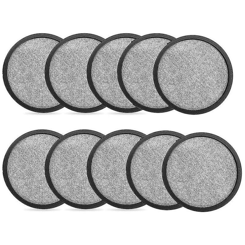 Fei Yu - Lot de 10 disques de filtre à eau au charbon de bois de rechange pour machines à café