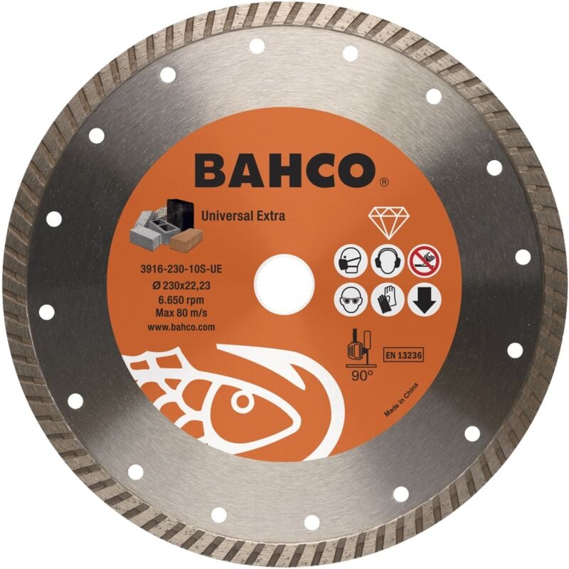 Bahco - Disque diamant utilisation universelle 3916-230-10S-UE