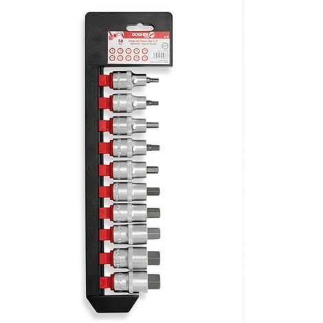 Lot de 10 douilles Allen en pouces  DOGHER 534-052