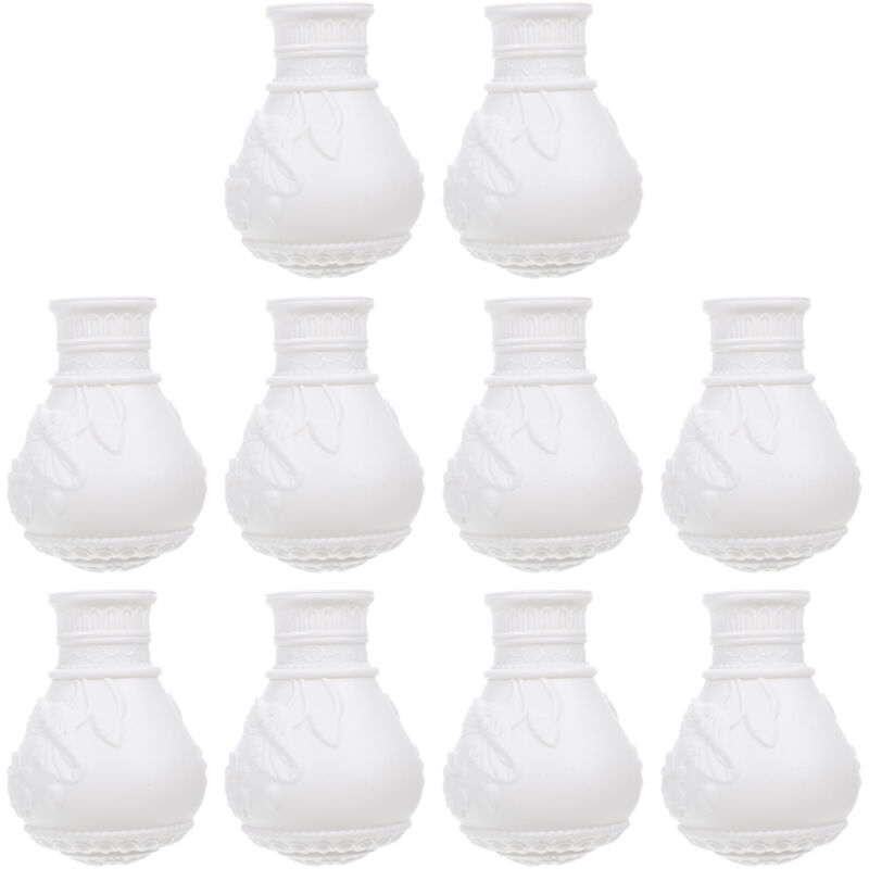 Feiyue - Lot de 10 embouts de tringle à rideau décoratifs pour la maison