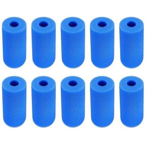Lot de 10 Éponge Filtrante Type A, Filtre en Mousse pour Spa, Filtre de Piscine en Mousse, Cartouche de Filtre en Mousse, Réutilisables et Lavable, pour Spa, Piscine