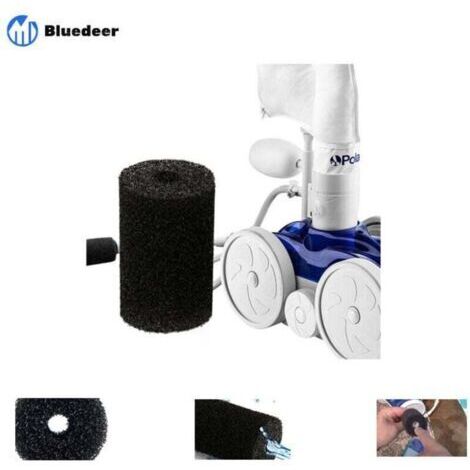 Lot de 10 éponges de rechange pour nettoyeur de piscine Polaris Vac-Sweep - Compatible avec les modèles 180, 280, 360, 380, 480, 3900 Mousse à l'extrémité du tuyau