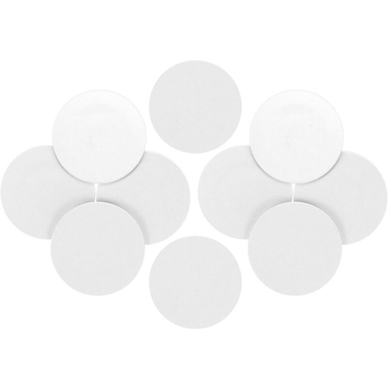 Lot de 10 étiquettes autocollantes nfc rondes et vierges sans contact (blanches)