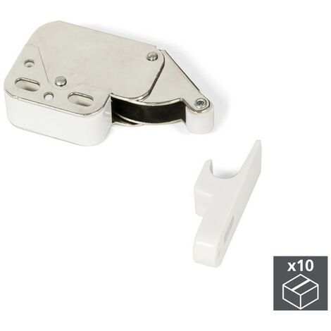 Lot de 10 fermetures Fast Latch Emuca pour meubles