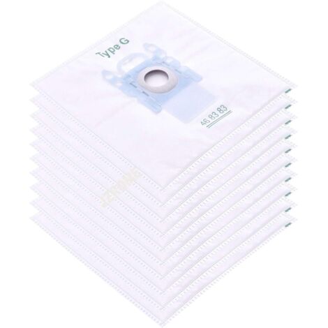 lot de 10 Filtre à manches pour sacs à poussière pour Bosch Type G/MegaFilt Super Tex BBZ41FG 468383,VBBS600V00,6000...6999,32A2,42A04