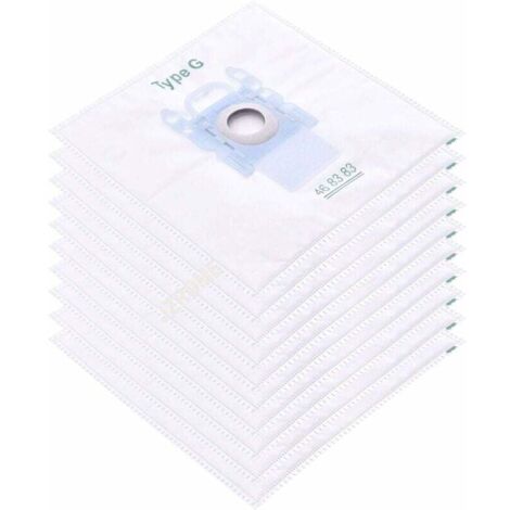 lot de 10 Filtre à manches pour sacs à poussière pour Bosch Type G/MegaFilt Super Tex BBZ41FG 468383，VBBS600V00，6000...6999，32A2,42A04
