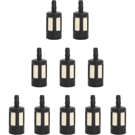 Lot de 10 Filtres à Carburant Compatibles avec ZAMA ZF-1, Homelite 49422, McCulloch 216985, MC-9182-310001, Tecumseh 410263 – Essence pour Tronçonneuses et Tondeuses. -