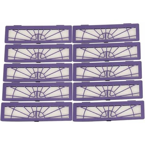 Lot de 10 Filtres de Rechange pour Neato Botvac Connected D3 D4, Botvac D Serie D75 D80 D85 et Botvac série 65 70E 75 80 85 Modèles de Filtres Haute Performance