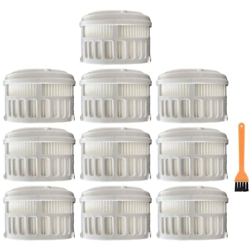 Lot de 10 filtres Hepa de rechange pour aspirateur K10 Pro / Mjwxcq05xy / Mjwxcq05xyhw