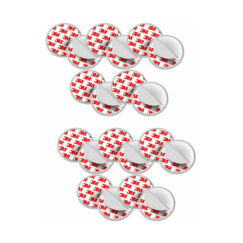 Evacuate - Lot de 10 fixations aimantées pour détecteur de fumée