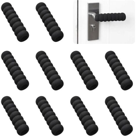 Lot de 10 housses de poignée de porte en mousse EVA souple, antistatique, protection de poignée de porte