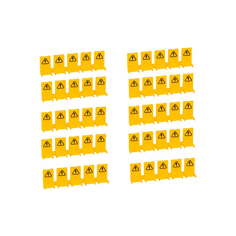 Lot de 10 jeux de 5 embouts isolant pour peigne horizontal Eaton