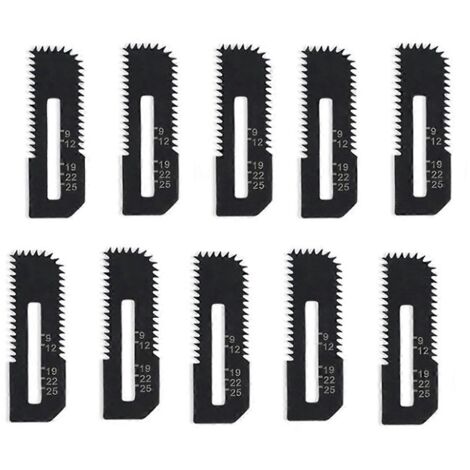 Lot de 10 lames de scie à découper les plaques de plâtre pour scie à découper sans fil