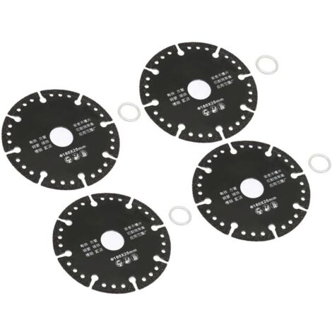 Lot de 10 lames de scie pour meuleuse d'angle, lame de scie plate multifonctionnelle pour coupe en émeri pour barres d'armature en fonte et acier