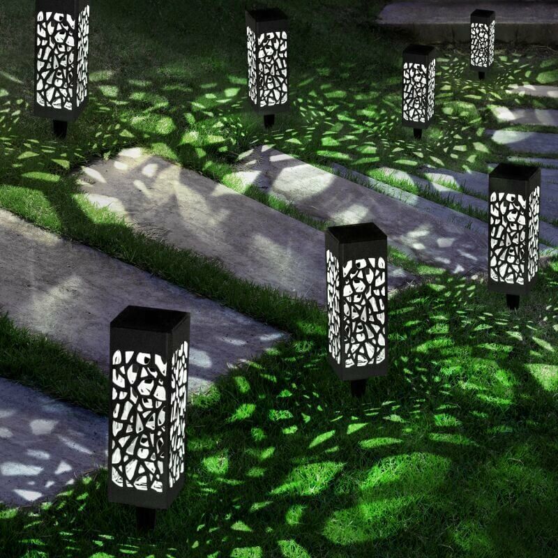 Lot de 10 lampes solaires extérieures