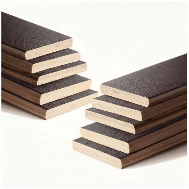 Lot de 10 lattes pour sommier et lit 680x68x8 mm Bois hêtre durable - 7 plis Remplacement - Rechange - Renfort pour sommier / bz / clic clac / canapé