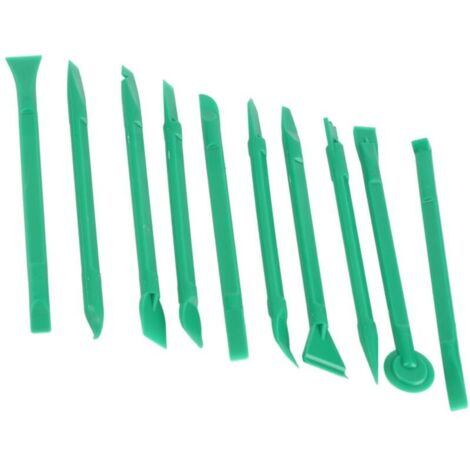 Lot de 10 leviers en plastique pour ouverture et démontage faciles, pour réparation de téléphones et bricolage