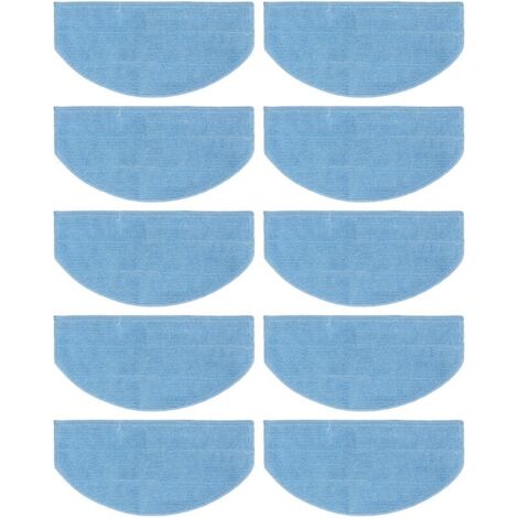 Lot de 10 lingettes de rechange pour aspirateur robot Tikom G8000 Pro Laresar Evol 3