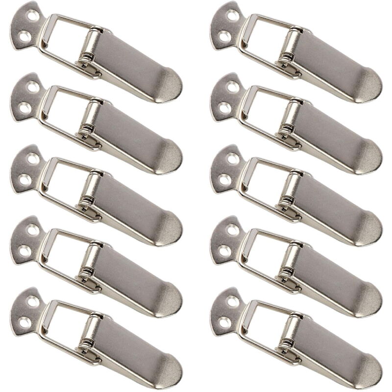 Lot de 10 loquets à ressort en métal pour costume