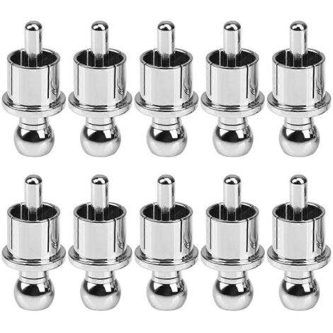 Lot de 10 magnifiques capuchons RCA, prises de court-circuit, connecteurs phono