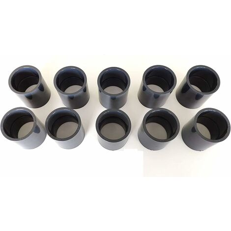Lot de 10 Manchons ø 50 mm intérieur PVC pression PN16