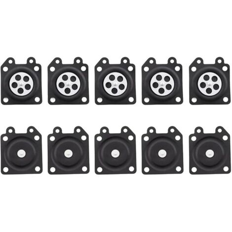Lot de 10 membranes de carburateur pour carburateur Walbro WA & WT pour de nombreux outils de jardin par exemple Stihl, Partner, Echo, Efco, Alpina, Fuji, Robin, Tanaka, Shindaiwa,