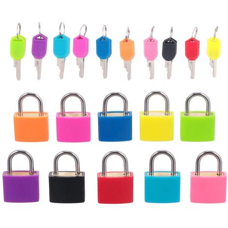 Lot de 10 mini cadenas utilitaires pour armoire et tiroir, à usage domestique