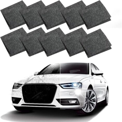 Lot de 10 Nano Sparkle Cloth, Rayures Chiffon Voiture, Chiffon Multifonction pour Polissage de Surface, Enlever Taches d’Eau – pour Toutes Couleurs de Carrosserie