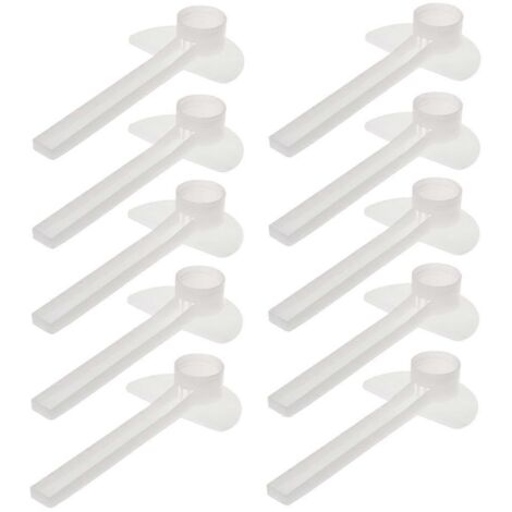 Lot de 10 nourrisseurs à miel pour abeilles, avec bouchon et filetage résistants.