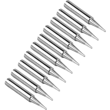 Lot de 10 pannes à souder de rechange 900M-T-B - Matériau de qualité supérieure - Résistant à la corrosion - Facile à nettoyer - Compatible avec différentes stations de soudage (900M-T-B)