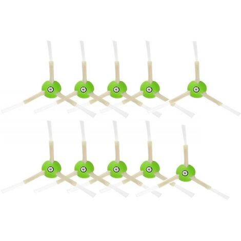 Lot de 10 pièces de rechange pour iRobot Roomba I3, I4, I6, I7 et I8 (brosse latérale)