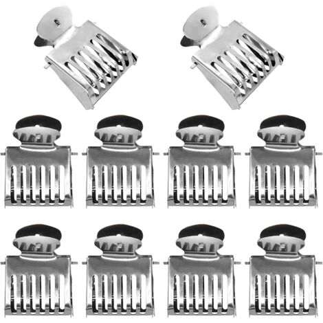 Lot de 10 pinces d'apiculture en acier inoxydable pour cage à abeilles, outils et équipement pour apiculteurs