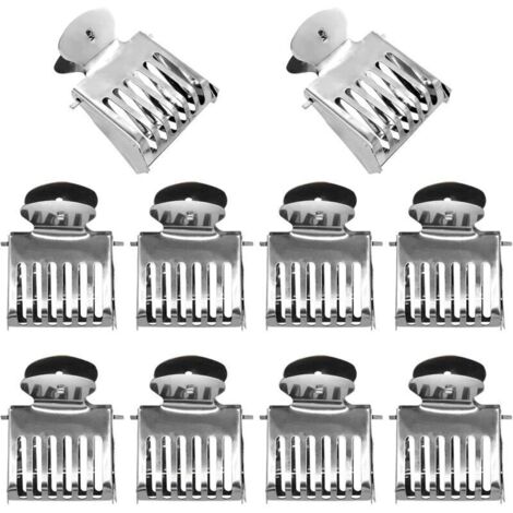 Lot de 10 pinces d'apiculture en acier inoxydable pour cage à abeilles, outils et équipement pour apiculteurs