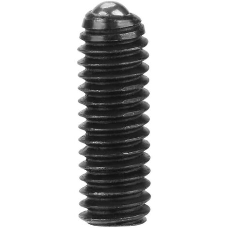 Lot de 10 pistons à ressort à bille en acier au carbone à filetage à vis M4 (M4  12)