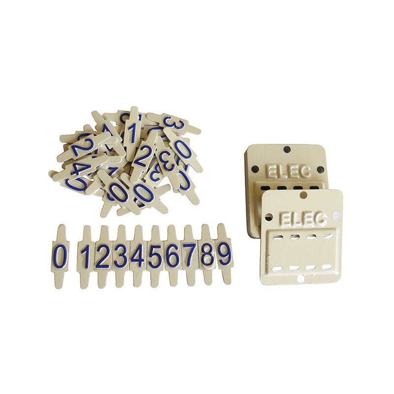 Lot de 10 plaques identification logement Michaud EE002