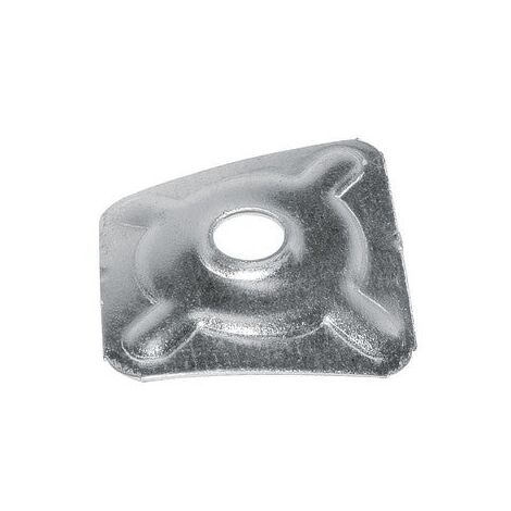 Lot De 10 Plaquettes, L.38 Mm Gris 701020 Bol-Fixations