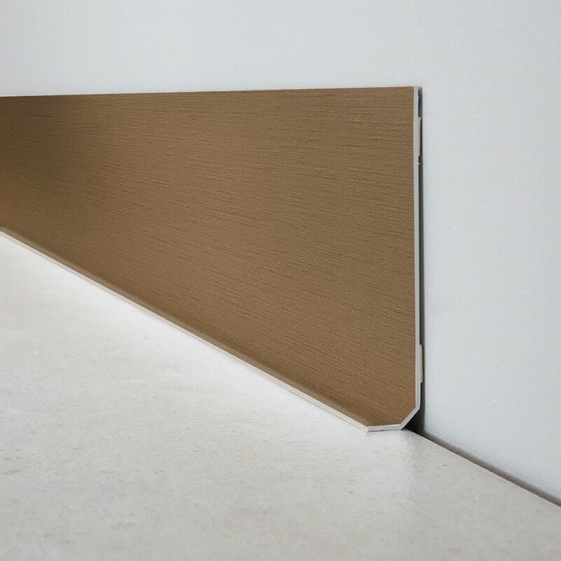 99déco - Lot de 10 Plinthes pvc Bronze - 99deco - H8 x L100 cm Profondeur 14 mm