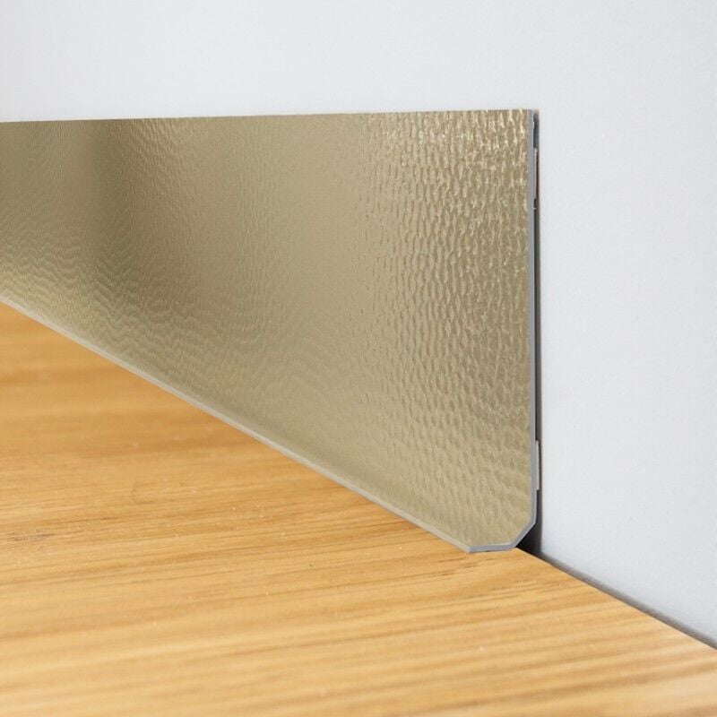 99déco - Lot de 25 Plinthes pvc Or - 99deco - H8 x L200 cm Profondeur 14 mm