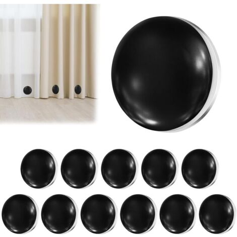 Lot de 10 poids magnétiques pour rideau de douche, fixation stable et discrète avec boîte de rangement