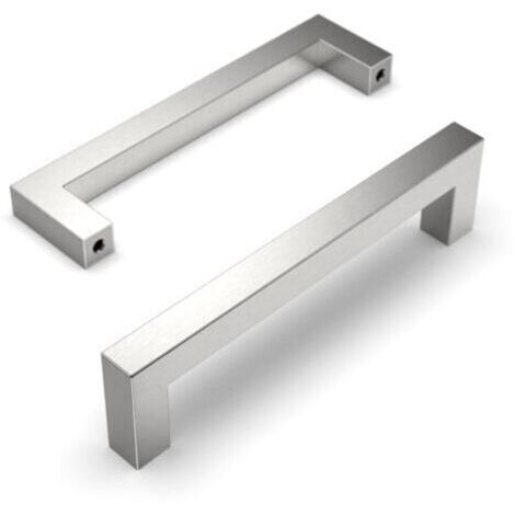 Lot de 10 Poignee de Meuble Cuisine Entraxe 128mm Acier Inoxydable Poignée Meuble Cuisine Poignées pour Placards Poignet de Porte Cuisine Poignet Meuble Cuisine