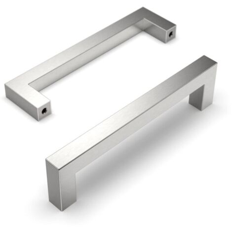 Lot de 10 Poignee de Meuble Cuisine Entraxe 128mm Acier Inoxydable Poignée Meuble Cuisine Poignées pour Placards Poignet de Porte Cuisine Poignet Meuble Cuisine