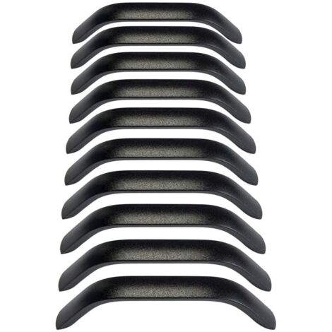 Lot de 10 Poignées et boutons de tiroir Cuisine Armoire Porte Poignées Placard Tiroir Chambre Meubles Tirer Entraxe 160mm, Procédé de Sablage (160mm)