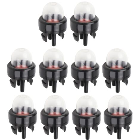 Lot de 10 poires d'amorçage compatibles avec les pompes Walbro Poulan PPB100E, PPB150E et PPB200.