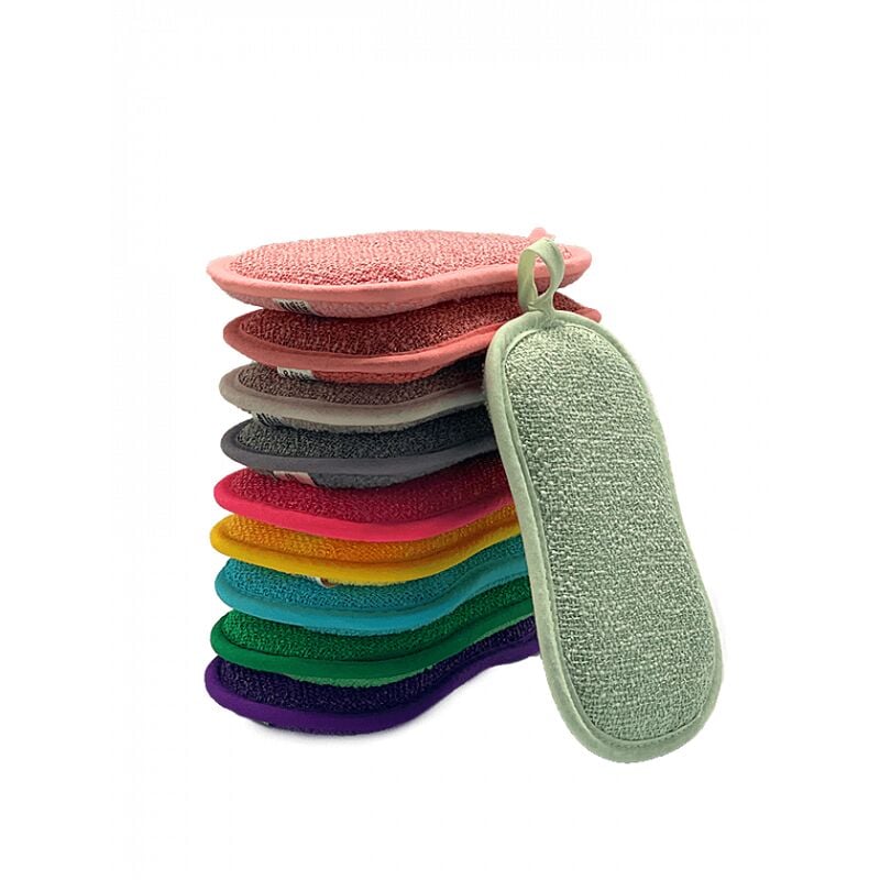 Clever sponge - lot de 10 éponges nettoie-tout - Multicouleur - Eponges double-face - Venteo
