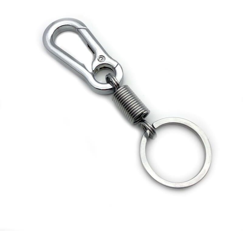 Lot de 10 porte-clés avec mousqueton en métal pour voiture et localisateur de clés