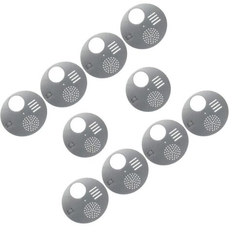 Lot de 10 portes d'entrée pour boîte à noix de ruche, plaque d'entrée (diamètre : 12,5 cm) - Équipement d'apiculture Outils pour ruche Outils d'apiculture