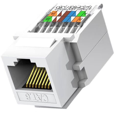 Lot de 10 prises RJ45 Cat6, sans outil de sertissage.