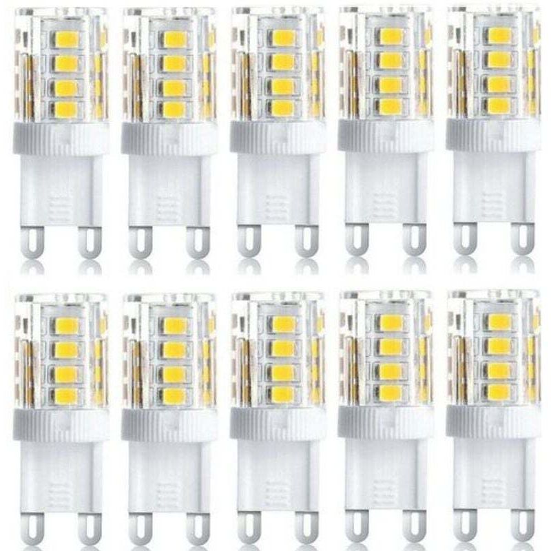 Alovez - Lot de 10 Projecteur led, lumière décorative led, ampoule led G9, 5 w blanc chaud blanc froid, ampoules led à économie d'énergie, ampoule
